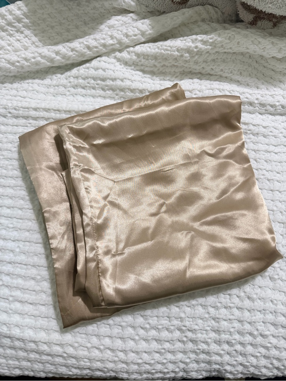 Luxury Satin Pillowcase - Champagne